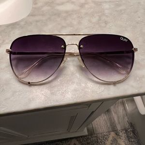 Quay high key rimless 126 aviators